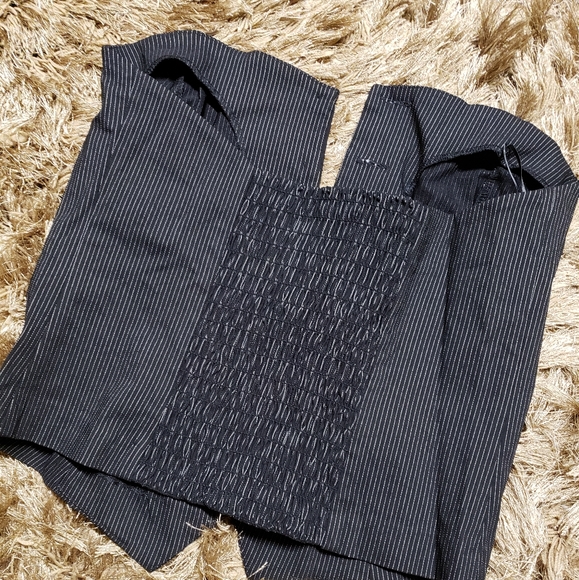 NWT Guess Jeans Stripe Overbust Corset, sz L - Picture 5 of 9